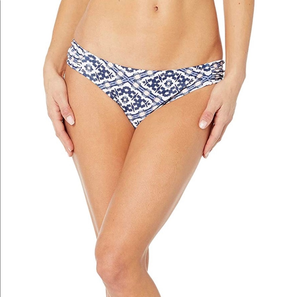 Jessica Simpson Shirred Hipster Bikini Bottoms NWT